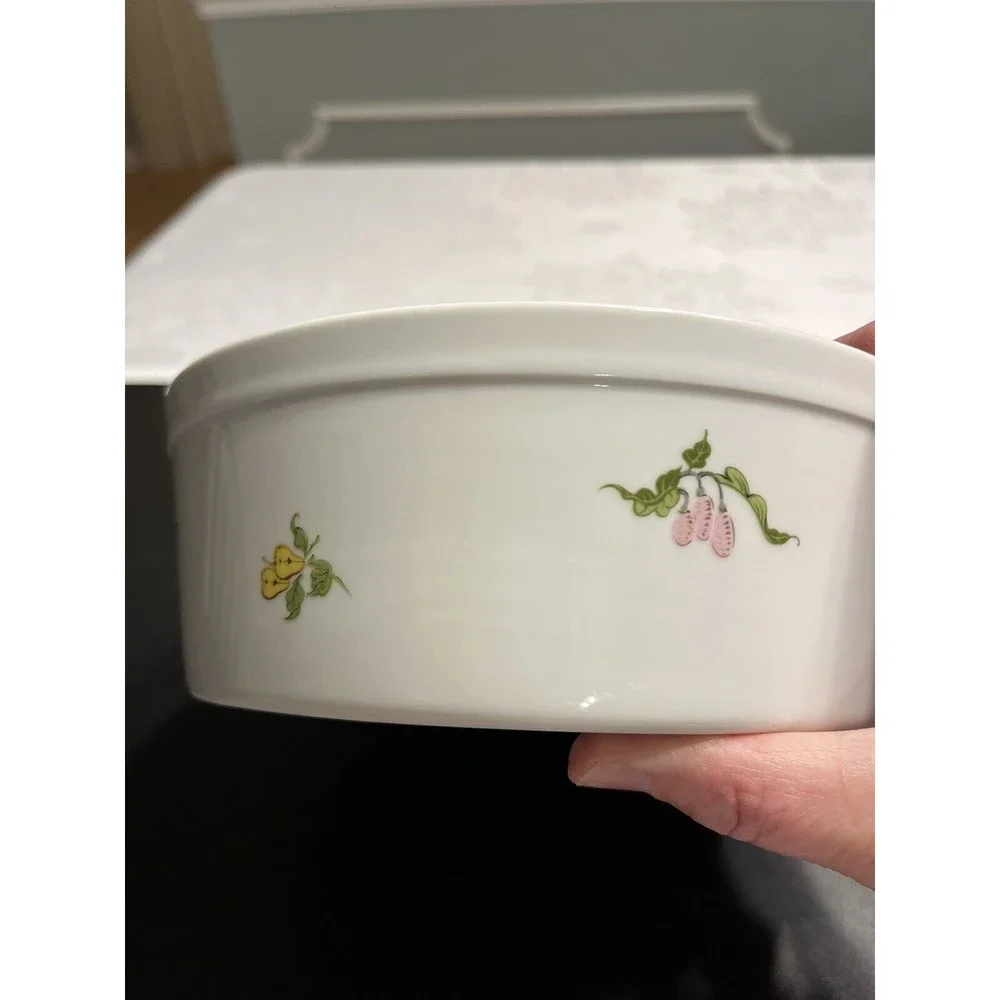 Georges Briard Woodland Melody Birds Round Casserole Serving Oven To Table